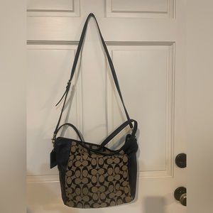 Signature Coach Purse (Blue)